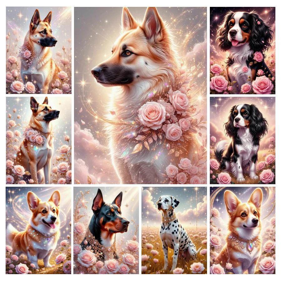 Embroidery Rose - لوحة ماسية جديدة لعام 2026 بتصميم