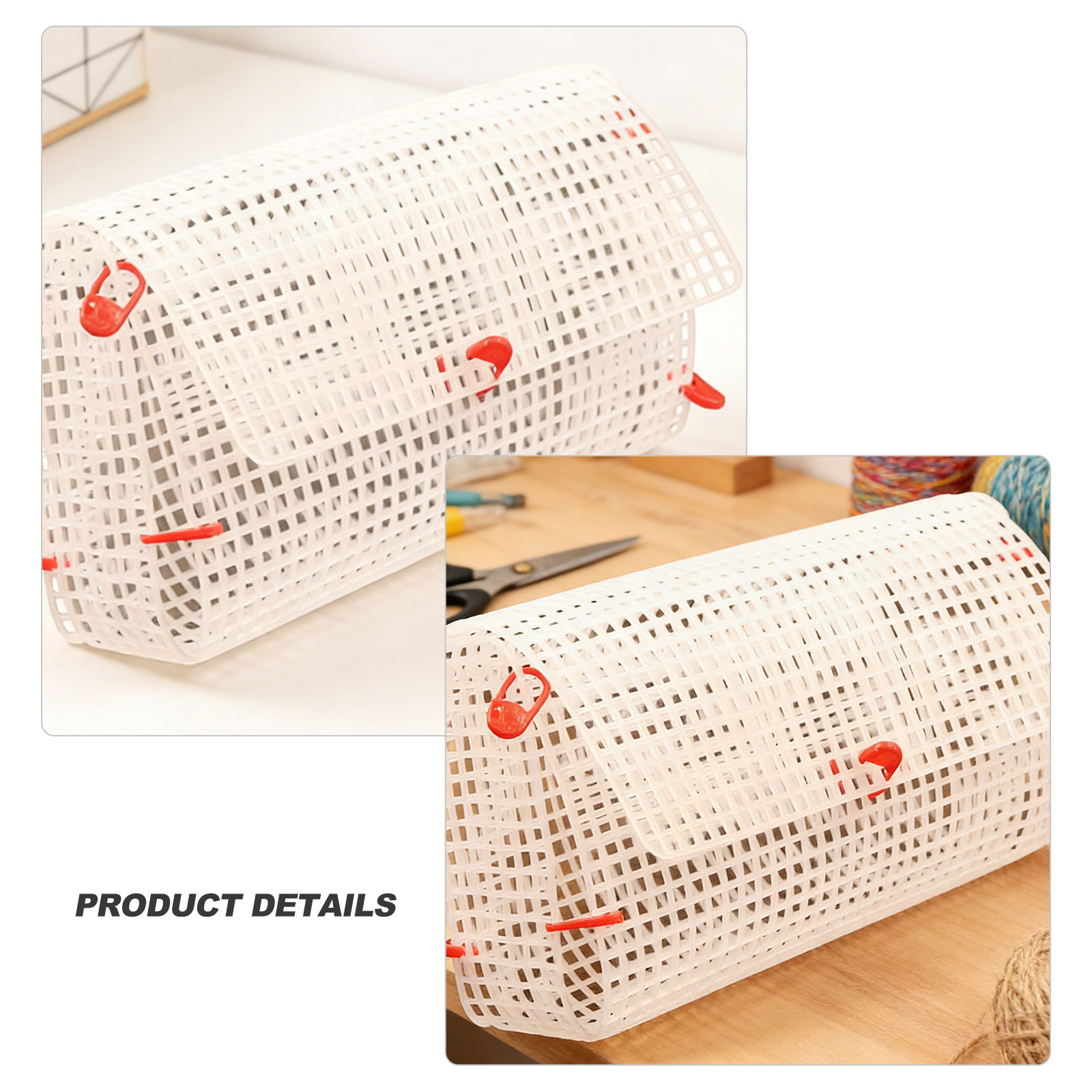 6 قطع من ألواح النسيج البلاستي - مراجعة Embroidery Bag وسعره