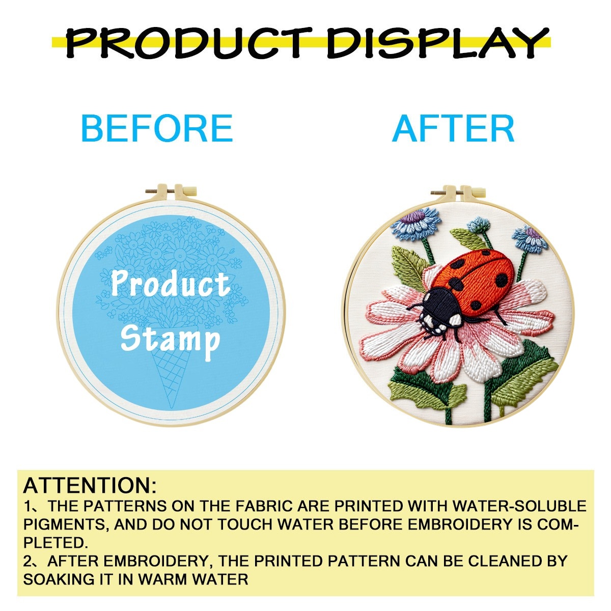 مجموعة واحدة من طقم تطريز الدع - مراجعة Embroidery Lady Bug وسعره